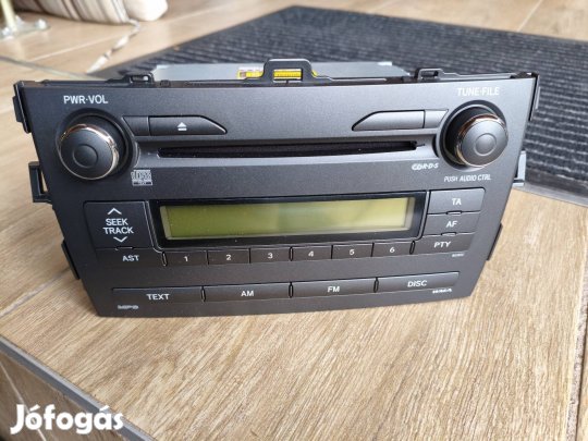 Toyota Corolla rádió fejegység 