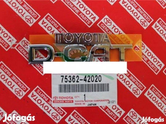 Toyota D-CAT Embléma  75362-42020 eladó