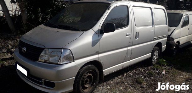 Toyota Hiace toló ajtó zárt, ezüst szürke