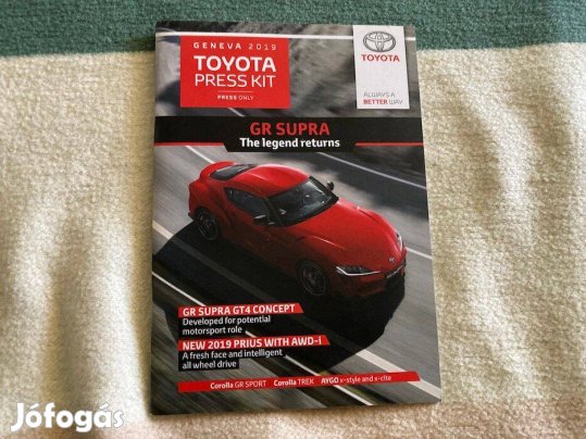Toyota Supra GR prospektus, katalógus