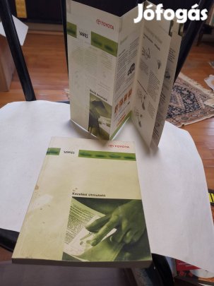 Toyota Yaris 1999 Kezelési útmutató + ismertető katalógus - kézikönyv