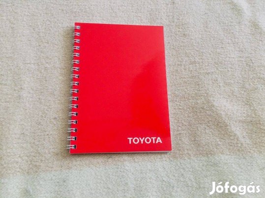 Toyota jegyzetfüzet, notesz