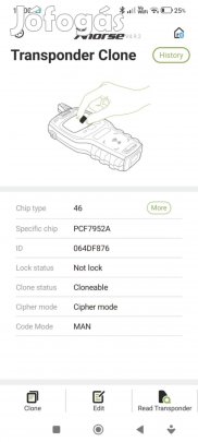 Toyota programozható autókulcs