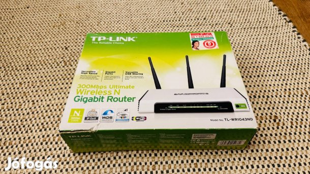 Tp-Link TL-WR1043ND dobozos wifi router eladó