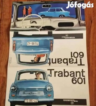 Trabant 601 Prospektus 1964 Magyar Nyelv !!!!