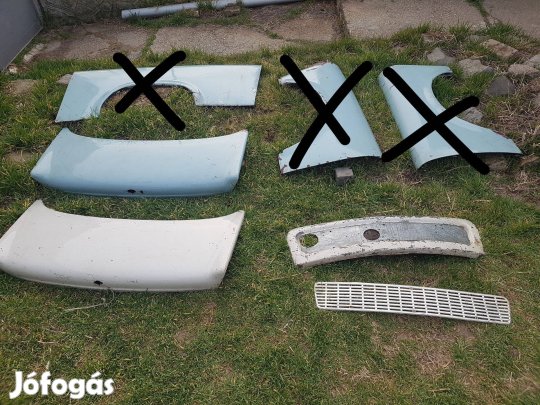 Trabant homlokrács díszrács csomagtartó tető