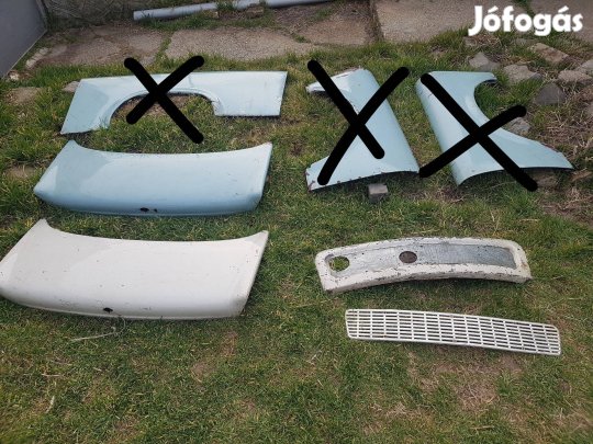 Trabant homlokrács díszrács csomagtartó tető