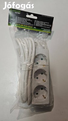 Tracon 3x3m elosztó, hosszabbító (Akár 17db.)