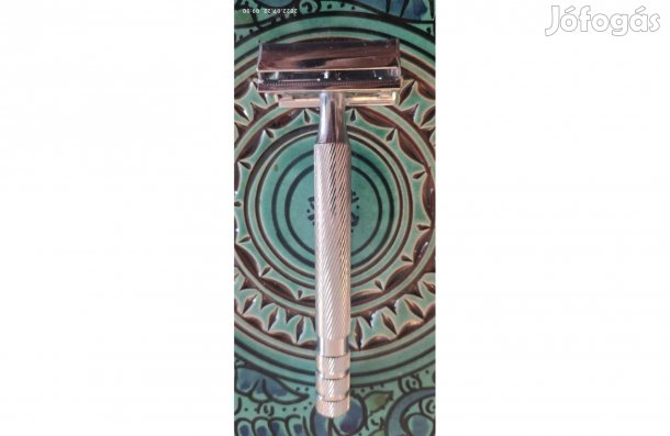 Traditional biztonsági borotva - zárt fésűzetű, króm