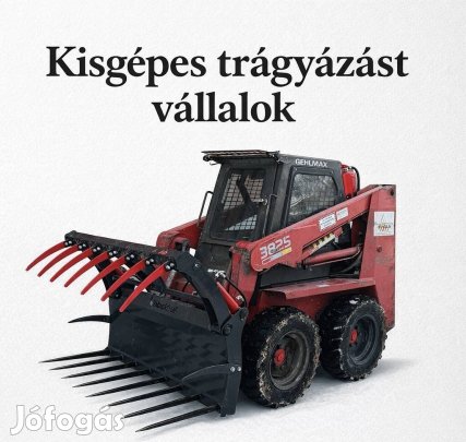 Trágyázás Kisgéppel