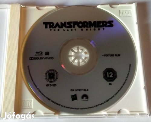 Transformers 5.: Az utolsó lovag (2017.) Blu-ray Film - Angol!