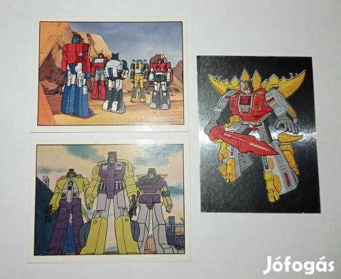 Transformers G1 albumba való matricák (1991-es kiadás)