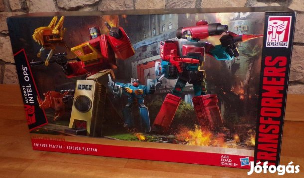 Transformers Platinum Edition Autobot Intel Ops üres doboz