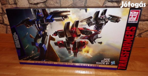 Transformers Platinum Edition Seeker Squadron üres doboz