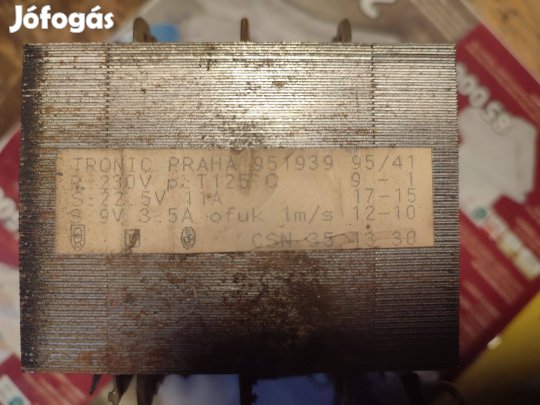 Transzformátor 230/22volt 9volt volt 400watt