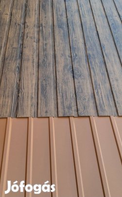 Trapézlemez T8 Dió famintás készletről azonna vihető. L.V 0,45mm