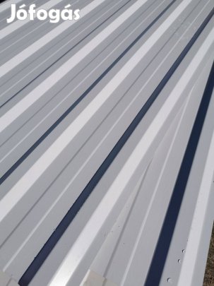 Trapézlemez - fehér 0,70 mm