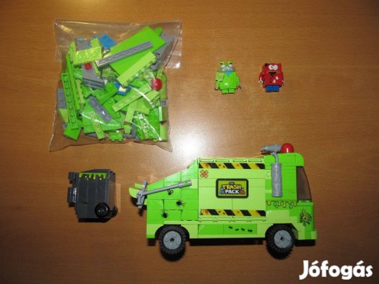 Trash Pack / Kukabúvár elemekből összerakható autó, figurák - COBI