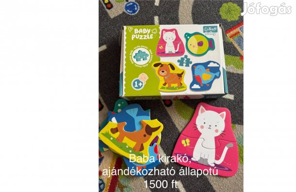 Trefl Állatok bébi puzzle szett (1 éves kortól)