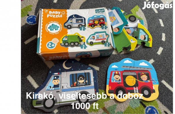 Trefl Járművek bevetésen bébi puzzle szett