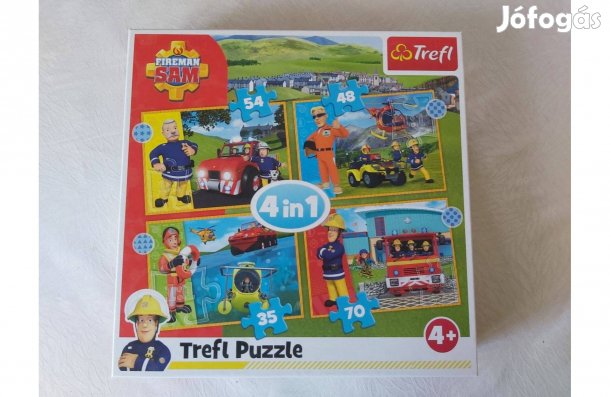 Trefl Puzzle 4 az 1-ben Sam (4 éven felülieknek)