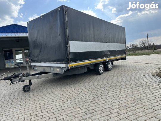 Tréler / utánfutó egyben.  3000kg  2.2m x 5m 