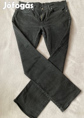 Trendi erős fekete Levi's Levis 511 W36L32 csöves farmer nadrág strech