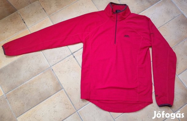 Trespass Airtrap piros polár pulóver