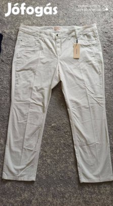 Triangle fehér sztreccses nagy méretű vékony vászon nadrág 52-es