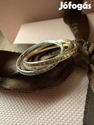 Tricolor Cartier típusú hármas aranygyűrű