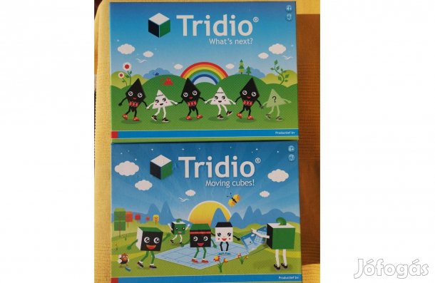 Tridio logikai játék csomag térlátás fejlesztő, ritka, új, bontatlan