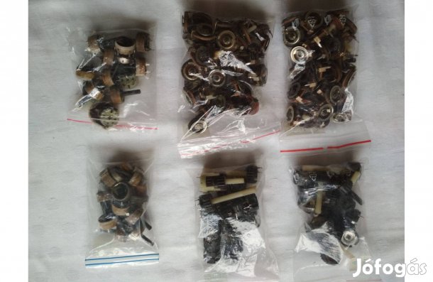 Trimmer és huzalpotméterek kb. 200 db