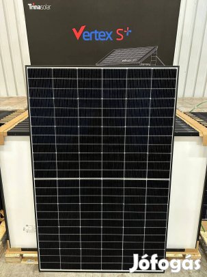 Trina Solar Vertex S+ 460W N-type i-Topcon fekete keretes napelem