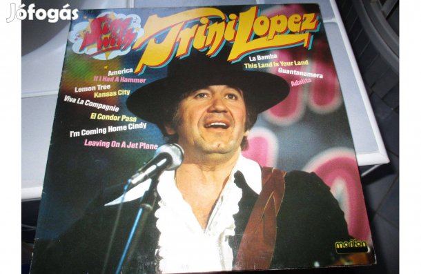 Trini Lopez bakelit hanglemez eladó