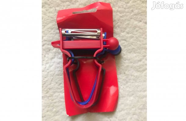 Triopeeler zöldségreszelő, hámozó, szeletelő ( piros,kék,fekete )