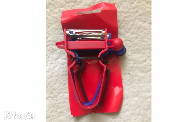 Triopeeler zöldségreszelő, hámozó, szeletelő ( piros,kék,fekete )