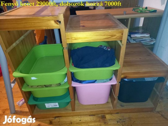Trofast ikeás gyerekszekrény polc, játéktároló