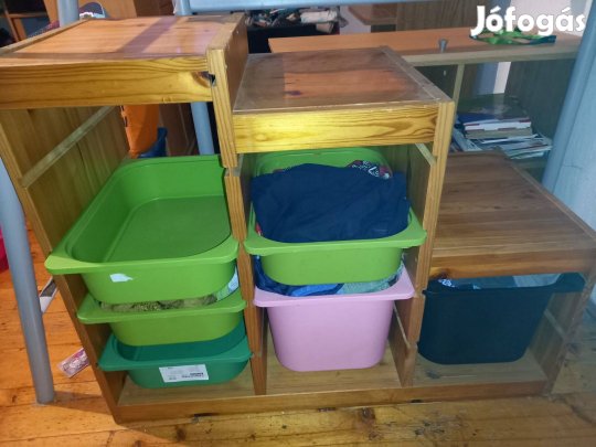 Trofast ikeás gyerekszekrény polc, játéktároló
