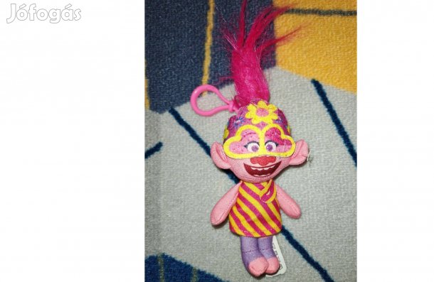 Trollok Pipacs eredeti kulcstartó plüss