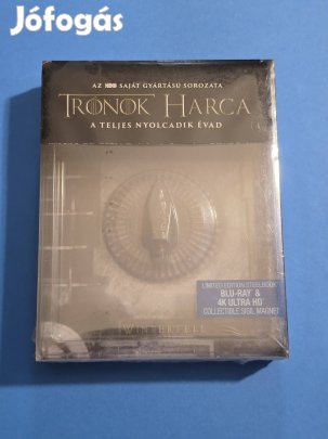 Trónok harca 8 évad 4k (fémdoboz) blu-ray
