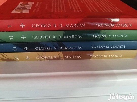 Trónok harca képregények 1-4 keményfedeles
