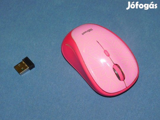 Trust 22-33603 vezeték nélküli, rózsaszín, 1600 DPI-s egér