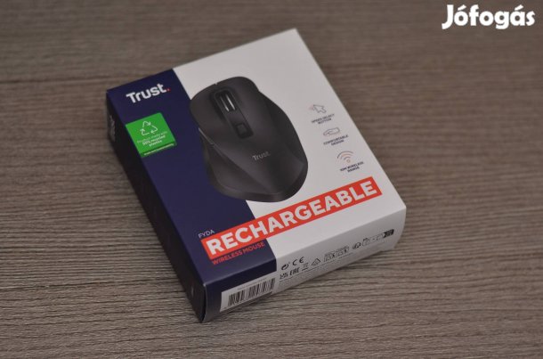 Trust Fyda Black ergonomikus egér