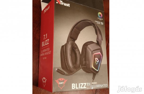 Trust Gxt 450 Blizz RGB 7.1 Surround gamer USB headset