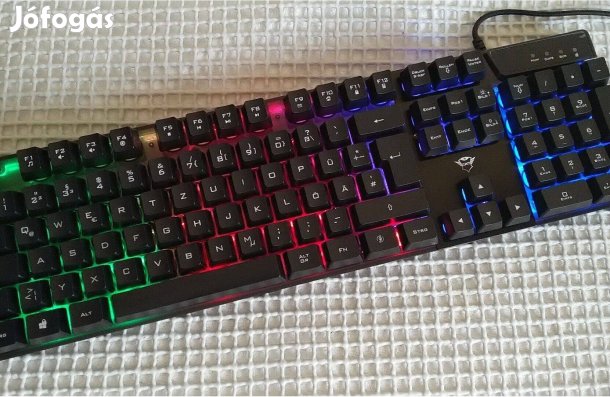 Trust Gxt 838 Azur 23471 RGB világítós USB gaming billentyűzet