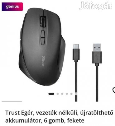 Trust akkumulátoros wireless egér
