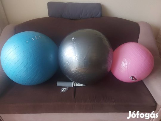 Tsmt, gimnasztikalabda, fitneszlabda pumpával egyben