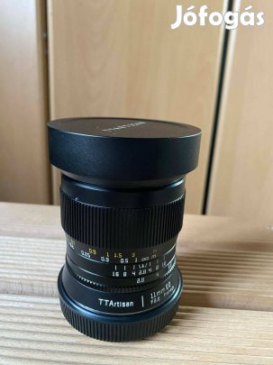 Ttartisan 11mm f/2.8 halszemobjektív (Canon RF, Full Frame) újszerű