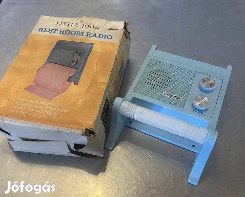 Tudd meg hogy a wc-n is rádiózhatsz! Új amerikai toalettpapír tartó