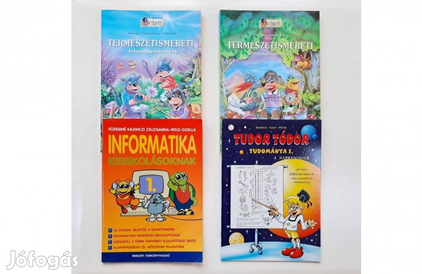 Tudományos/természetismeret foglalkoztató füzetek kisiskolásoknak